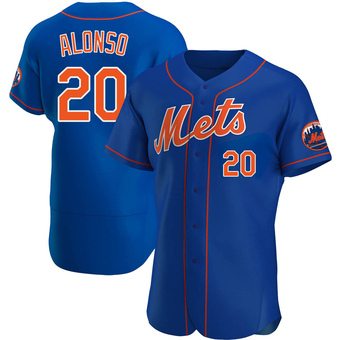 Men's Pete Alonso New York Royal Authentic Alternate Baseball Jersey (Unsigned No Brands/Logos)