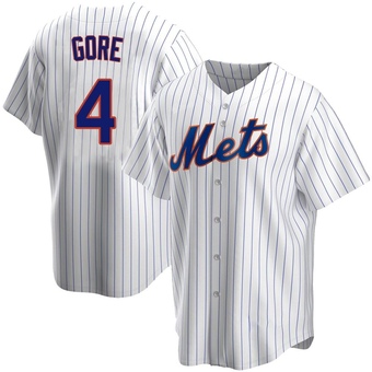 Men's Terrance Gore New York White Replica Home Baseball Jersey (Unsigned No Brands/Logos)