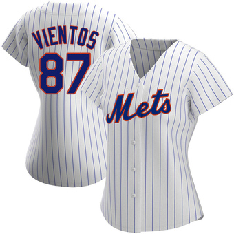 Women's Mark Vientos New York White Replica Home Baseball Jersey (Unsigned No Brands/Logos)