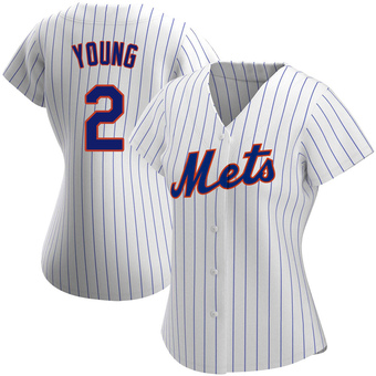 Women's Wyatt Young New York White Authentic Home Baseball Jersey (Unsigned No Brands/Logos)