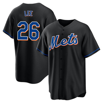 Youth Khalil Lee New York Black Replica 2022 Alternate Baseball Jersey (Unsigned No Brands/Logos)