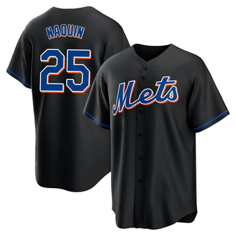 Youth Tyler Naquin New York Black Replica 2022 Alternate Baseball Jersey (Unsigned No Brands/Logos)